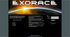 Desktop Screenshot of exorace.com